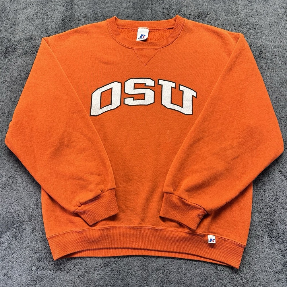 Vintage Russell Athletic Oklahoma State Cowboys Crewneck Sweatshirt Size Medium